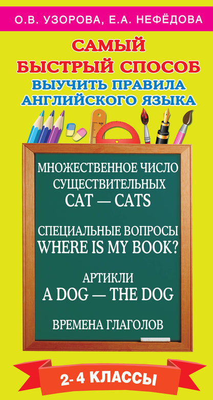Самый быстрый способ выучить правила английского языка. 2-4 classes