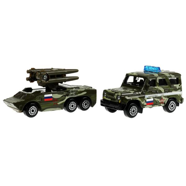 Игрушка пластик UAZ автопарковка база+2 машин.., 2 эт., гар.,лифт,запр.,кор. Технопарк в кор.2*12шт