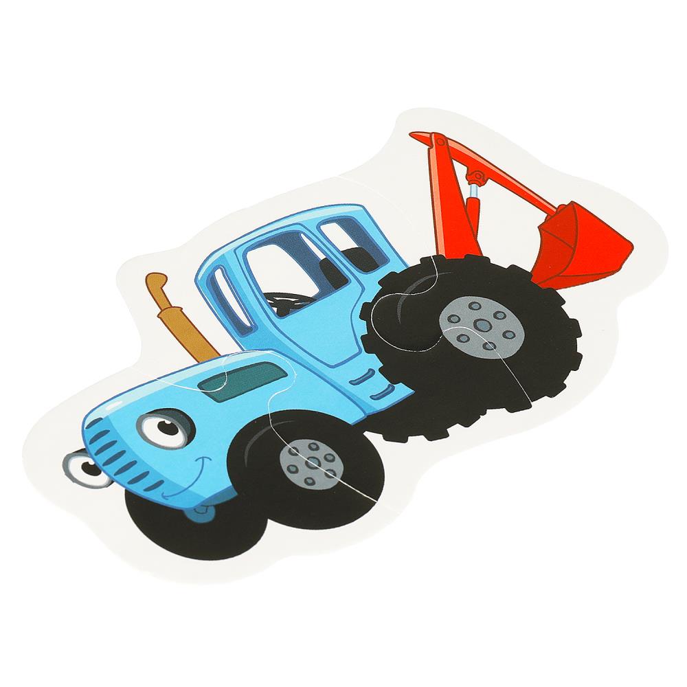 Синий tracteur. Макси-пазлы в пак. 4 étapes. 130х230х10. Умные игры в кор.50шт