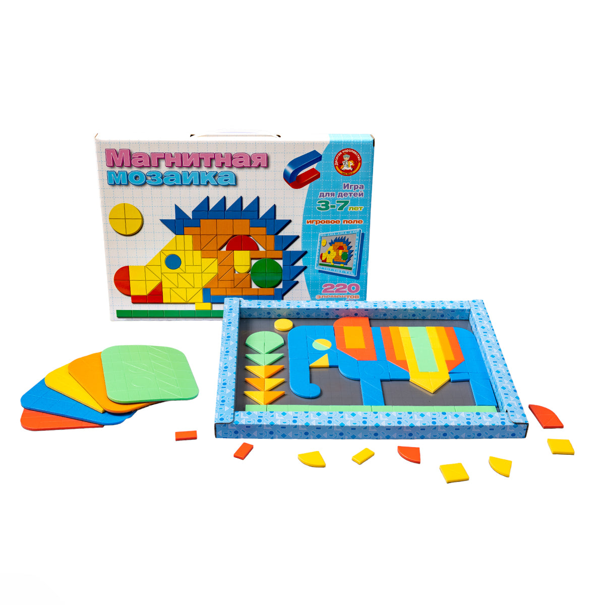 01480 Магнитная Мозаика-220 Ёжик (5 цв)