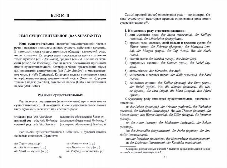 Практическая грамматика немецкого языка для начинающих. Уровень А1 : учеб. пособие
