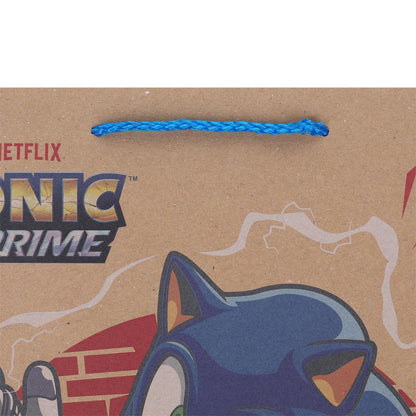Пакет подарочный крафт Sonic Соник ml, 22*31*10 см ЧУДО ПРАЗДНИК в кор.12*12шт