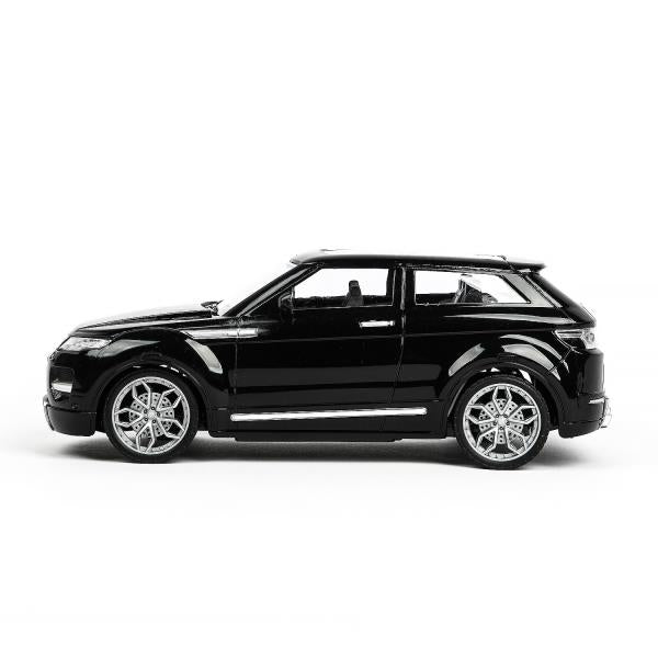 Машина р/у LAND ROVER range rover 24 см, черный, кор Технопарк в кор.2*12шт