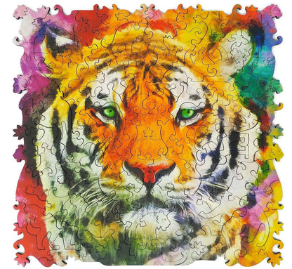 Фигурный деревянный пазл "ANIMAL ART" Тигр 108 дет. ART.8389 (мрц 690 rub.) /24