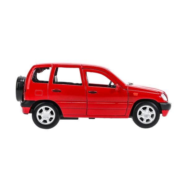Machine en métal LADA NIVA pour 12 cm, double, bagage, iner, rouge, cor. Parc technologique dans le cor.2*36шт