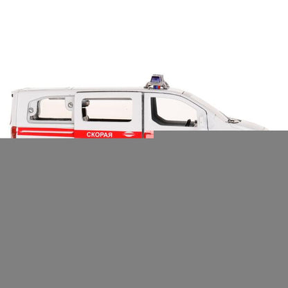 Машина металл CITROEN SPACE TOURER СКОРАЯ 12 см, двер, инер, бел, кор. Технопарк в кор.2*36шт