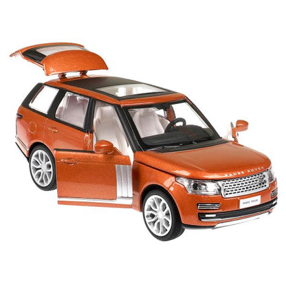 Range Rover en métal noir et blanc, 14,7 cm, double, capot, inerficiation, parc technologique, couleur 2*24 pouces