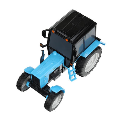 Machine en plastique MTZ свет-звук, ТРАКТОР БЕЛАРУС 17 см,инерция,синий Технопарк в кор.36шт