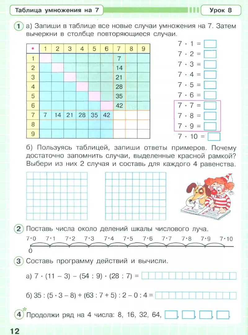 Peterson. Mathématique 2cl. Рабочая тетрадь в 3ч.Ч.3 к уч.пос. FC 2021