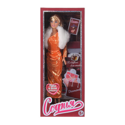 Кукла 29см кукла, руки и ноги сгиб., акс, кор КАРАПУЗ в кор.24шт