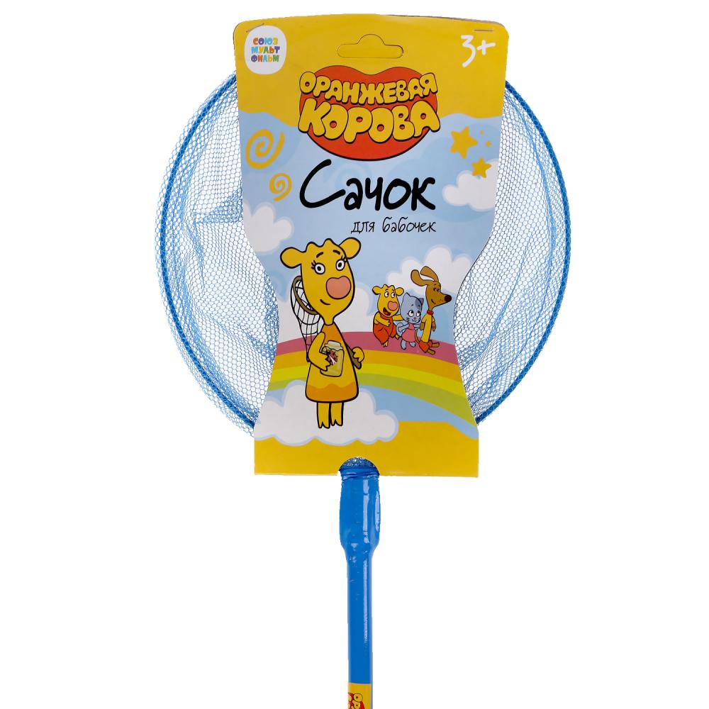 A01011-OC 301549 САЧОК "ИГРАЕМ ВМЕСТЕ" "ОРАНЖЕВАЯ КОРОВА" 20*70СМ, НА КАРТ. à кор.100шт