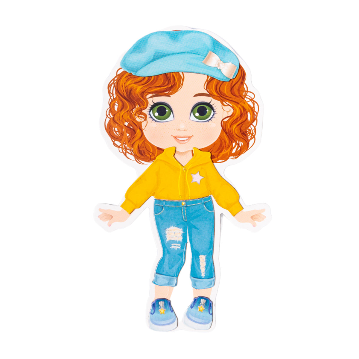 Игра магнитная "Одевашки. Анюта". Серия Магнитные истории (европодвес)