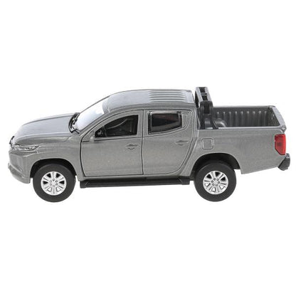 Technoparc. Modèle "Mitsubishi L200 Pickup", série de voiture 13 cm, métal double, bagage art.L200-12FIL-GY