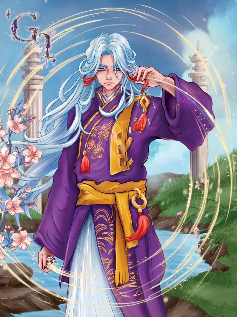 Mon Art. СКЕТЧБУК "В СТИЛЕ GI" Маг воздуха Аланор