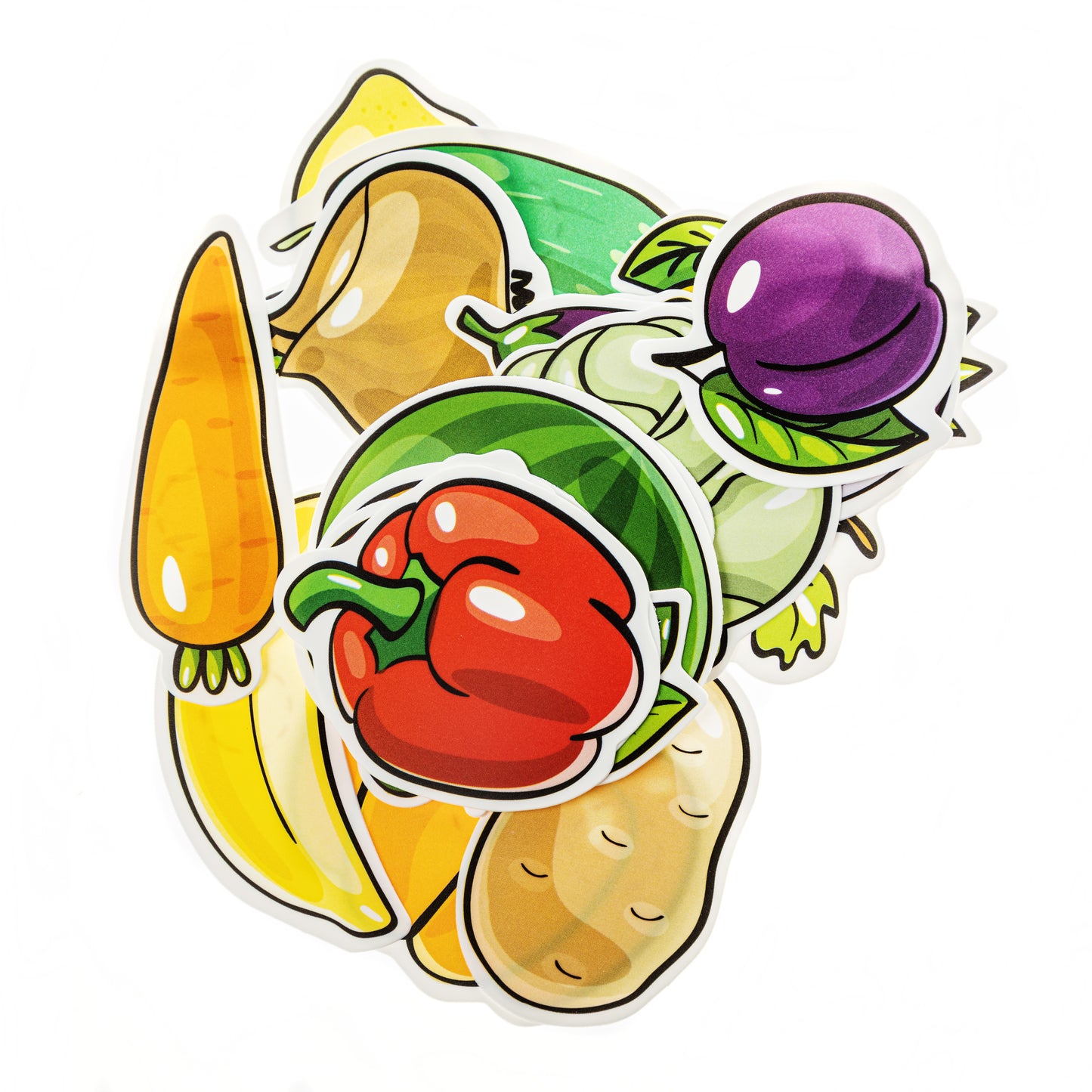 Пластик на липучках "Фрукты и овощи" 10KOR PLASTIC