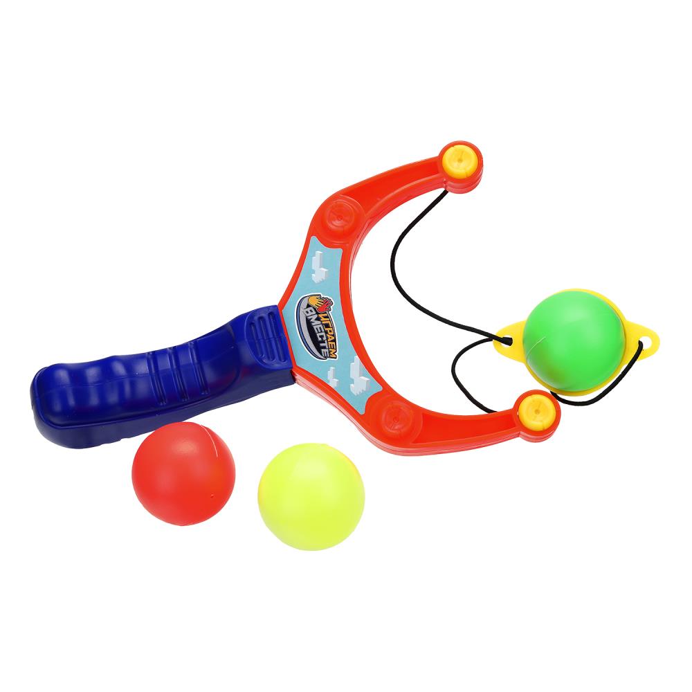Рогатка с шариками строители, блист.15,5*30*5см ИГРАЕМ ВМЕСТЕ в кор.2*108шт