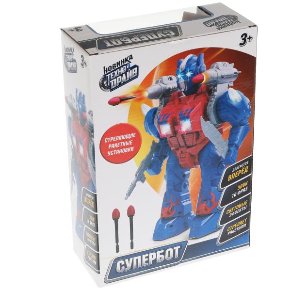 Robot superbot, blanc, double, longueur, cor.20*29,5*9 cm, ТЕХНОДРАЙВ в kor.2*18шт