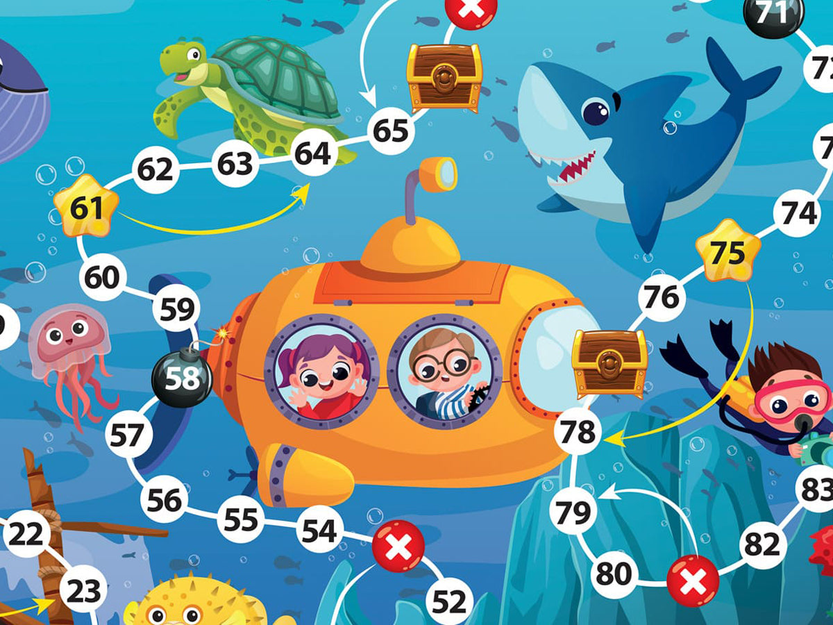 Игра настольная ходилка "В океане"