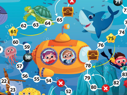 Игра настольная ходилка "В океане"
