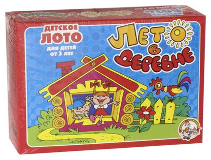 Лото детское 00076 Лето в деревне (мал)
