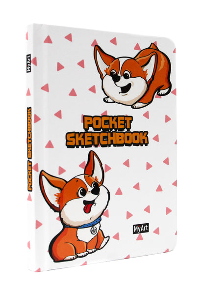 Mon Art. Poche СКЕТЧБУК. КОРГИ