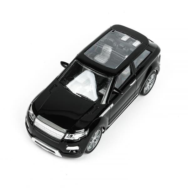 Машина р/у LAND ROVER range rover 24 см, черный, кор Технопарк в кор.2*12шт