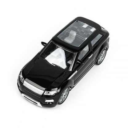 Машина р/у LAND ROVER range rover 24 см, черный, кор Технопарк в кор.2*12шт
