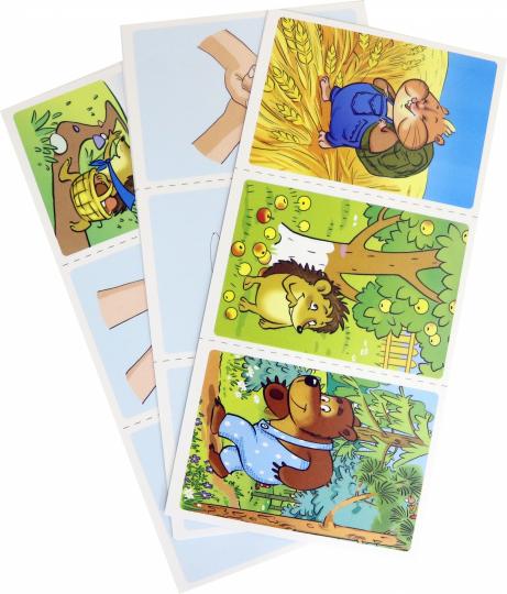 Prenez la carte avec les risques. Речевой конструктор: Подвижная гимнастика. Pour un enfant de 4 à 7 ans