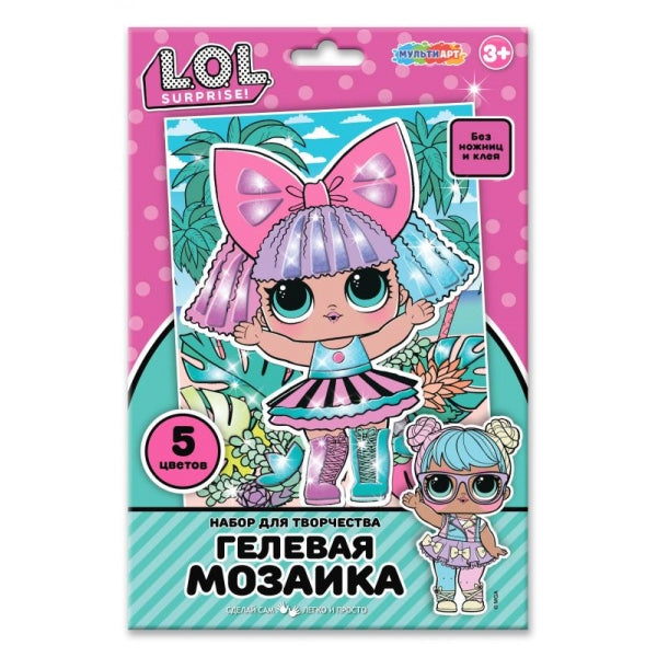Аппликация гелевая ЛОЛ МУЛЬТИ АРТ в кор.100шт