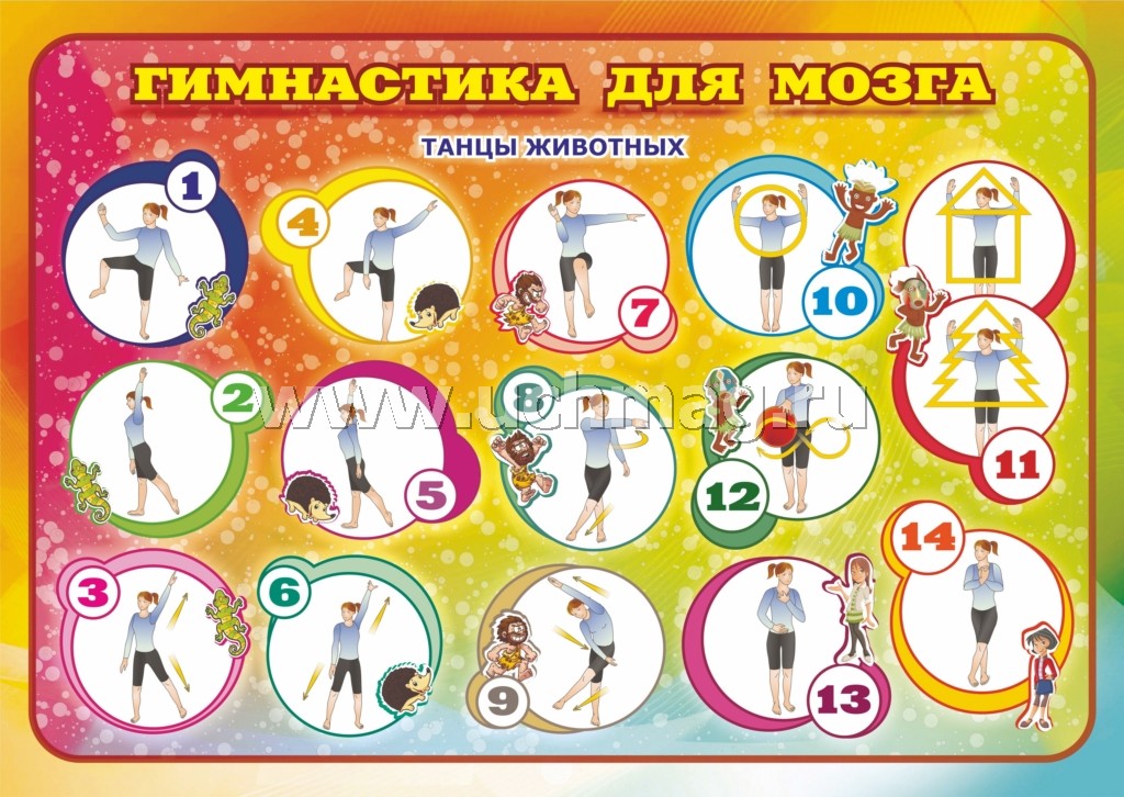 Комплект плакатов "Утренняя гимнастика для детей". 4 плаката с методическим сопровождением. (Формат А2, картон макулатурный, пл. 340)