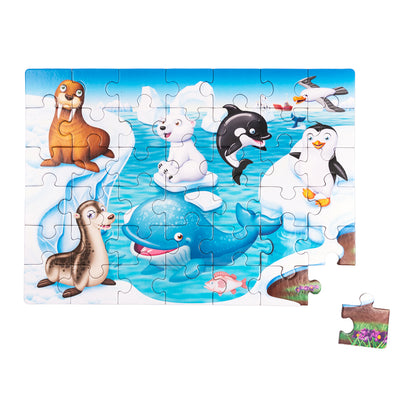 Puzzle premier puzzle 4 en 1, jouets pour bébé, "Кто где живет"