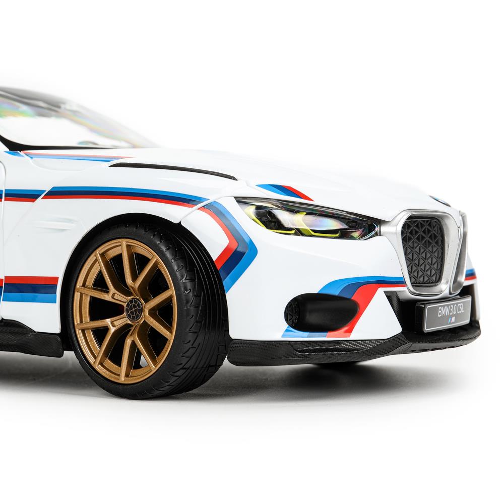 Véhicule pour BMW 3.0 csl 1:14, bleu, 2 pièces, deux portes ouvertes Rastar en couleur 6 pouces
