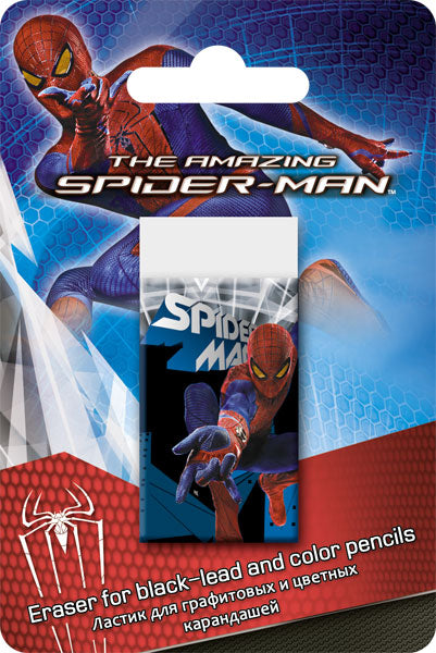 Ластик д/графитовых и цветных карандашей, 1 шт. Homme araignée