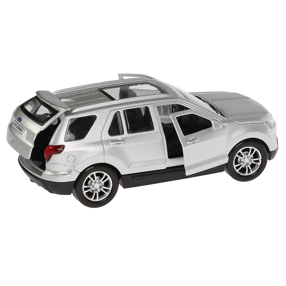 Машина металл "FORD EXPLORER" 12см, открыв. двери, инерц, серебристый в кор. Технопарк в кор.2*36шт