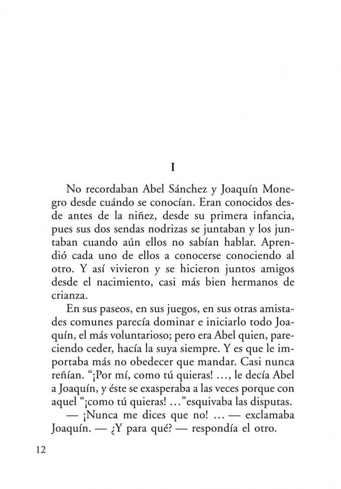 Авель Санчес. История одной страсти. Святой Мануэль Добрый, мученик = Abel Sanchez. Una Historia de Pasion (КДЧ на исп. языке)