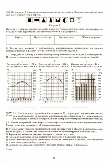 Банников. География. 7 класс. 10 вариантов итоговых работ для подготовки к ВПР.