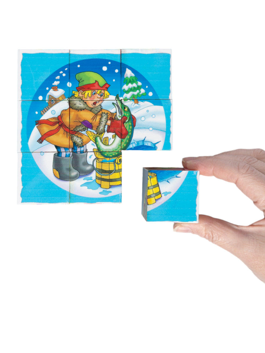 ДК.Кубики "Цветные сказки-1" (sans autocollants) 9 pièces art.00679