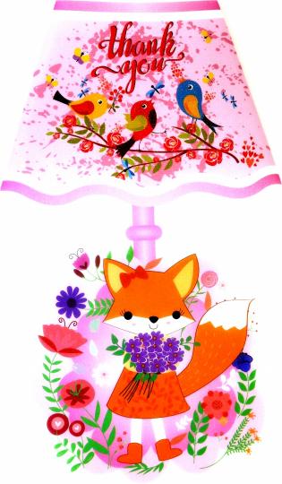 510005 Веселый светильник Лисичка