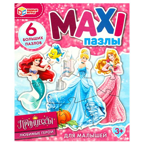 Princesse. MAXI PASS pour les petits.6 détails. 150х180х40mm. Умные игры в кор.50шт