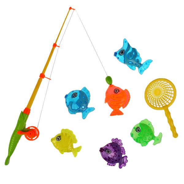 Игра рыбалка МИМИМИШКИ, цвет в ассорт. на карт. (русс. уп.) 53*25,5*4,5см Играем вместе в кор.2*24шт