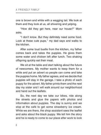 Une famille sympathique книга на англ.языке