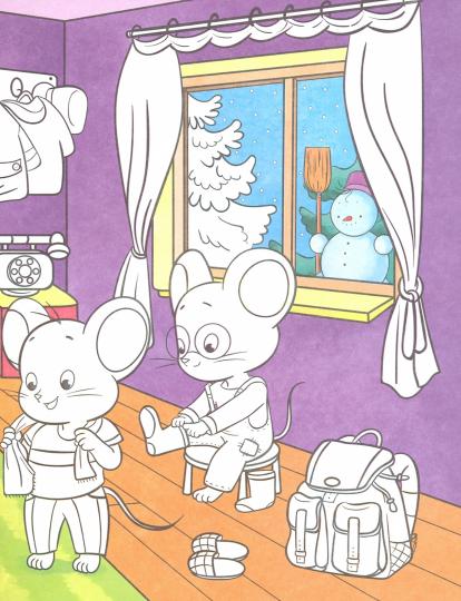 Раскраска для малышей. Les filles sont noires. 16,5х21,5 cm. 8 pièces. ГЕОДОМ (ISBN non)