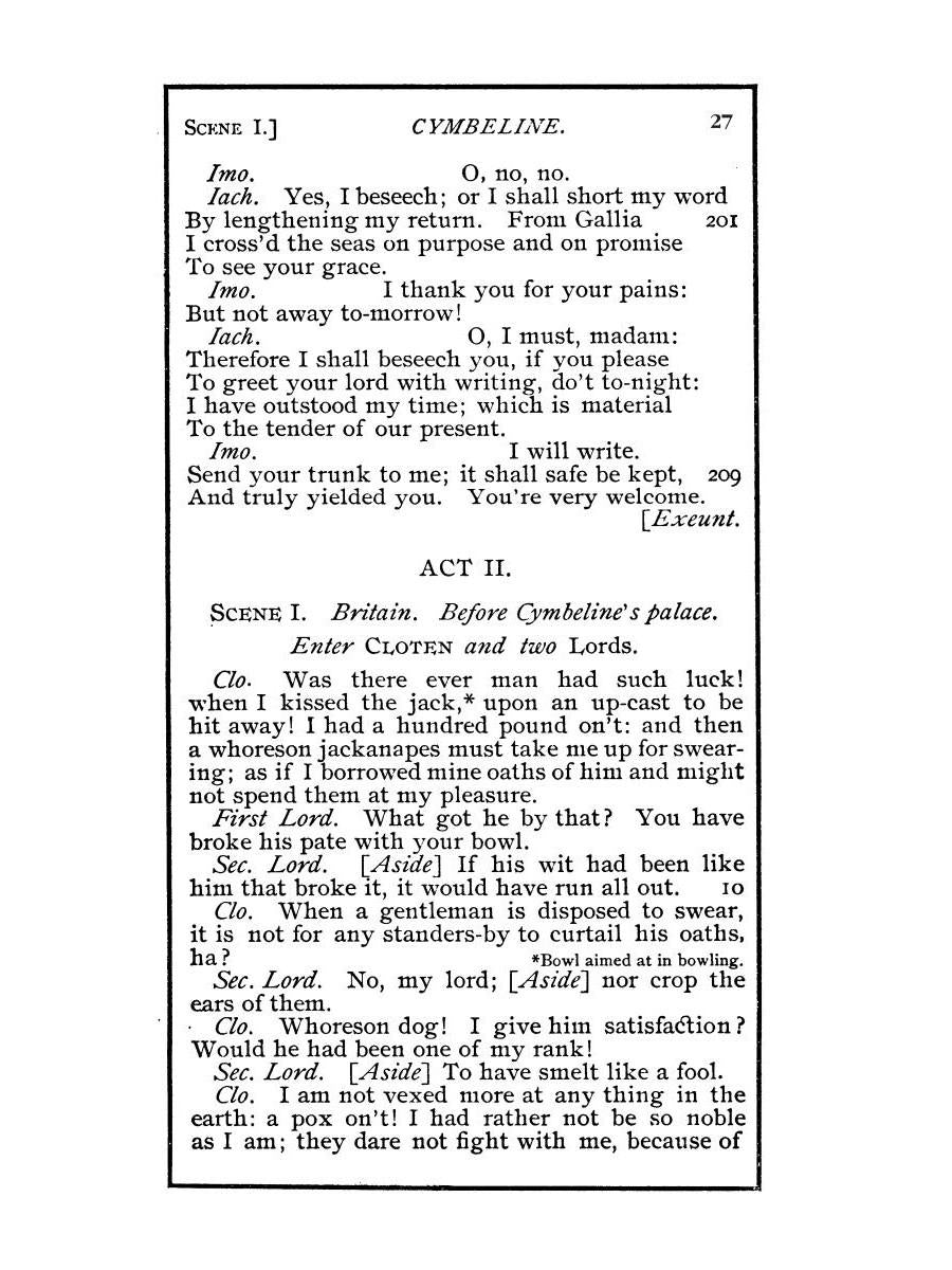 Cymbeline = Цимбелин: трагикомедия на англ.яз. Shakespeare W.