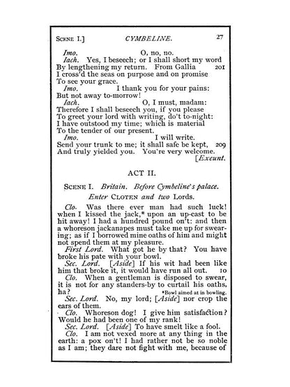 Cymbeline = Цимбелин: трагикомедия на англ.яз. Shakespeare W.