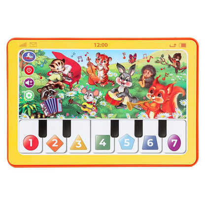 Обучающий планшет 55 стихов,песен,звуков. sur le blister. Умка в кор.96шт