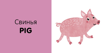 Познаем мир вместе. Английский язык. Животные. 15 книжек-кубиков/Уткина О.