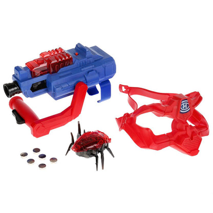 БЛАСТЕР "ИГРАЕМ ВМЕСТЕ" НА БАТ., МАСКА, ЖУК-МИШЕНЬ (ВИБРО) В РУСС. КОР. 27*20*11СМ в кор.2*12шт