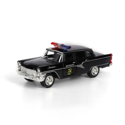 МАШИНА "ТЕХНОПАРК" МЕТАЛЛ. ИНЕРЦ. ГАЗ ЧАЙКА МИЛИЦИЯ, ОТКРЫВ. ДВЕРИ 6410D В РУСС. КОР. dans le cor.3*36шт