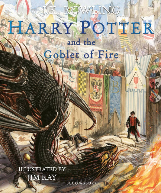 Harry Potter and the Goblet of Fire Illustrated Edition (J.K. Rowling) Гарри Поттер и Кубок Огня Илл.издание/ Книги на английском языке