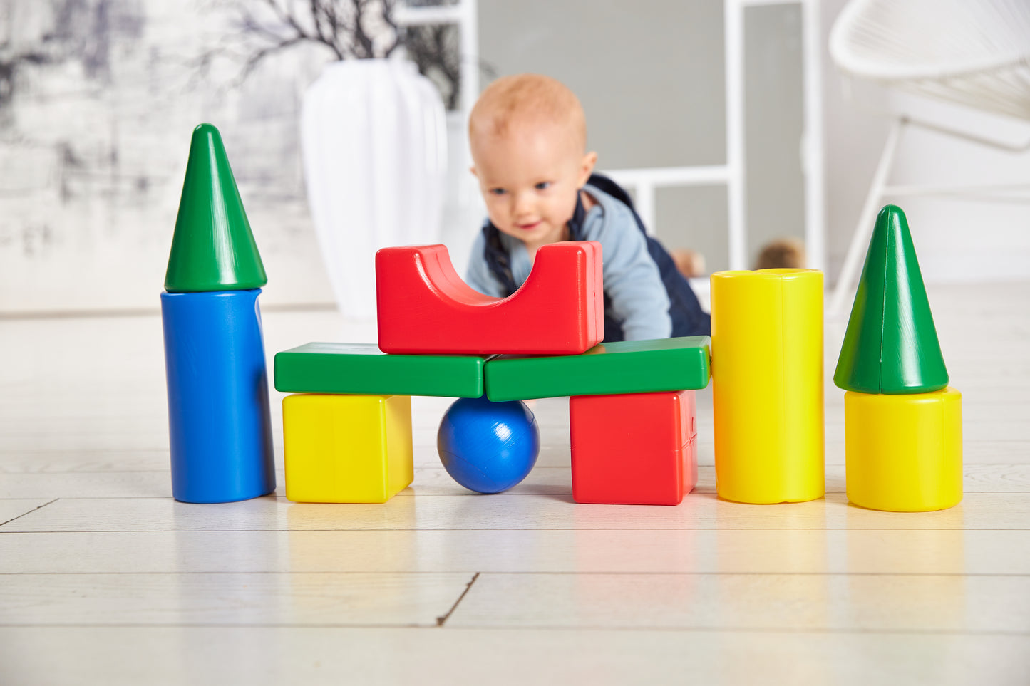 Constructeur de matériaux plastiques pour votre maison Teremok 27 détails, votre maison